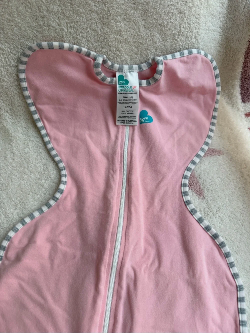 Love to Dream Swaddle- Small- NWOT- pink